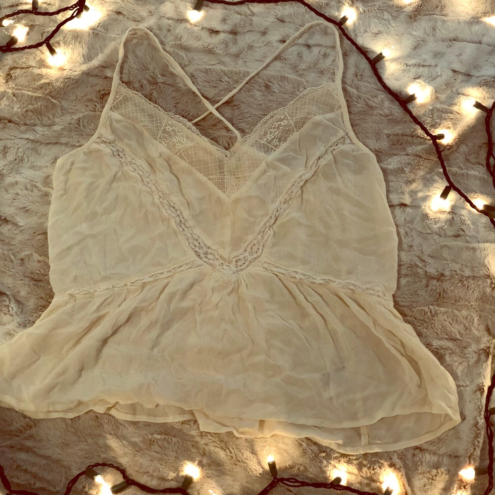 White American Eagle top